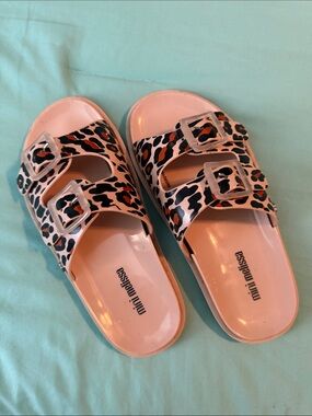 MINI MELISSA | leopard print sandals size 13